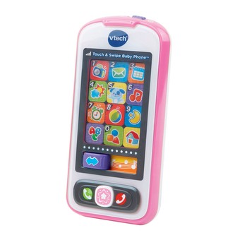 Touch & Swipe Baby Phone - Pink